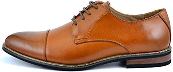 Bruno Moda Italy Men's Prince Classic Modern Formal Oxford Wingtip Lace Up - Image 2