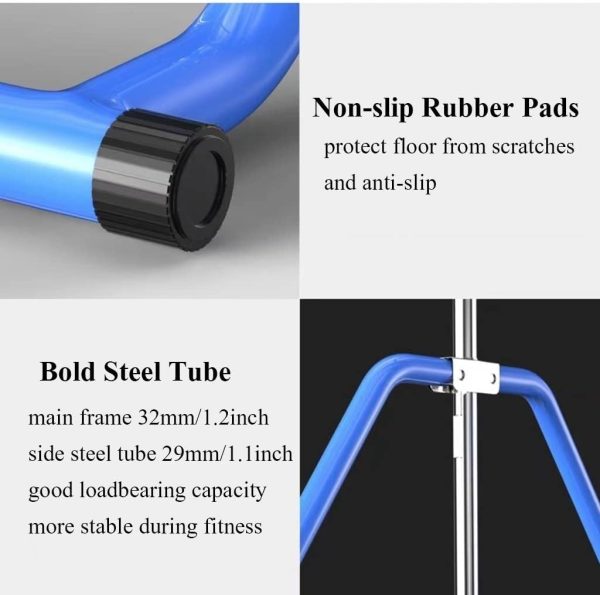 HYO&ZOY Gymnastic Bar Horizontal Bar Expandable Gymnastic Bar Folding for - Image 6