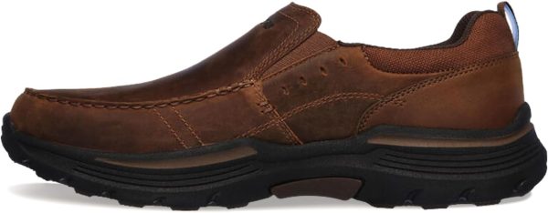 Skechers Men's Expended-Sevenoleather Leather Slip on Moccasin - Image 4