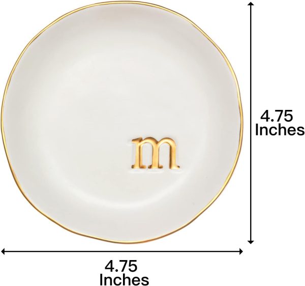 COLLECTIVE HOME - Ceramic Jewelry Tray, Decorative Trinket Dish for Rings - Image 3