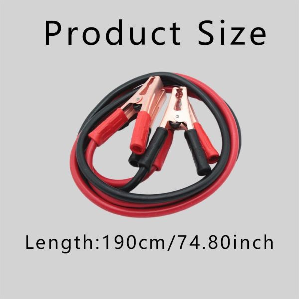ASUBHA Jumper Cables for Car Battery, Heavy Duty Automotive Booster Cables - Image 2
