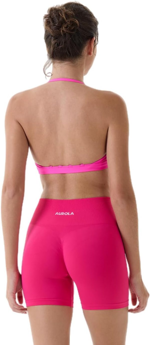 AUROLA Dream Collection Women Workout Shorts High Waist Gym Shorts, Scrunch - Image 4