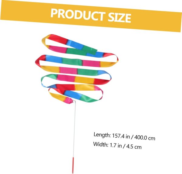 BESPORTBLE 4 Pcs Gymnastics Ribbon Gymnastics Streamer Ribbon Dance Prop - Image 7