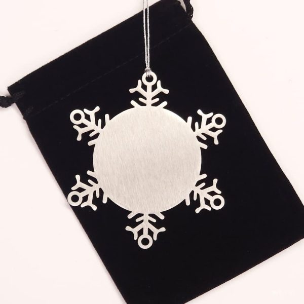 Snowflake Ornament, Best Diagnostic Medical Sonographer, Ornament Gift for - Image 2