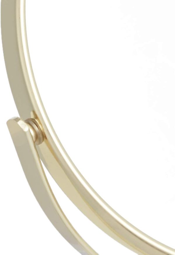 Amazon Basics Tabletop Mount Vanity Round Mirror, 1X/5X Magnification, - Image 4