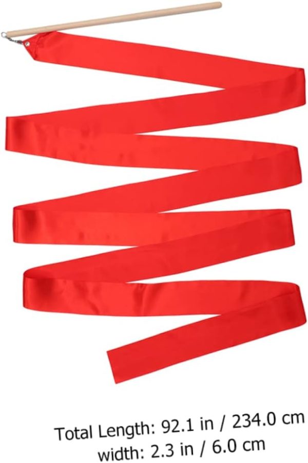 Gymnastics Ribbon Rhythmic Ribbon Gymnastics Streamer Wand Ribbon for - Image 3