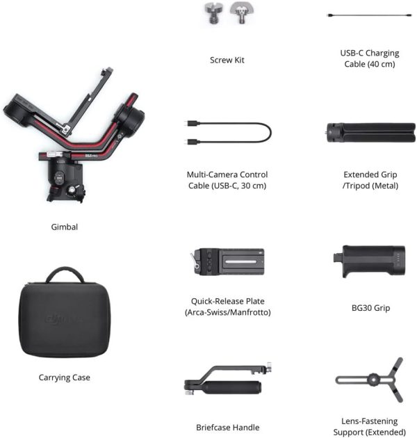 DJI RS 3 Pro, 3-Axis Gimbal for DSLR and Cameras - Image 5