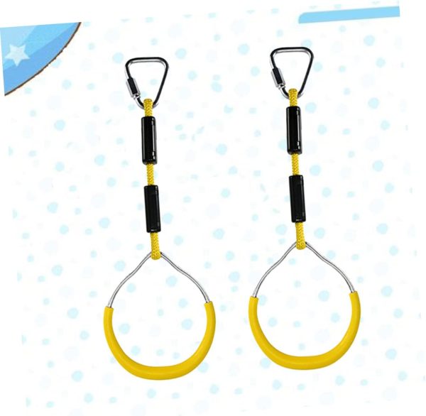 Fitness Ring Soft Swing Pull up Rings Childrens Gymnastics Rings Outdoor - Image 8