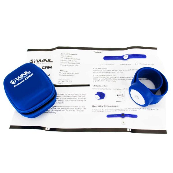 WNL Products WLCRM CPR Compression Rate Wrist Monitor Practi-CRM with Blue - Image 5