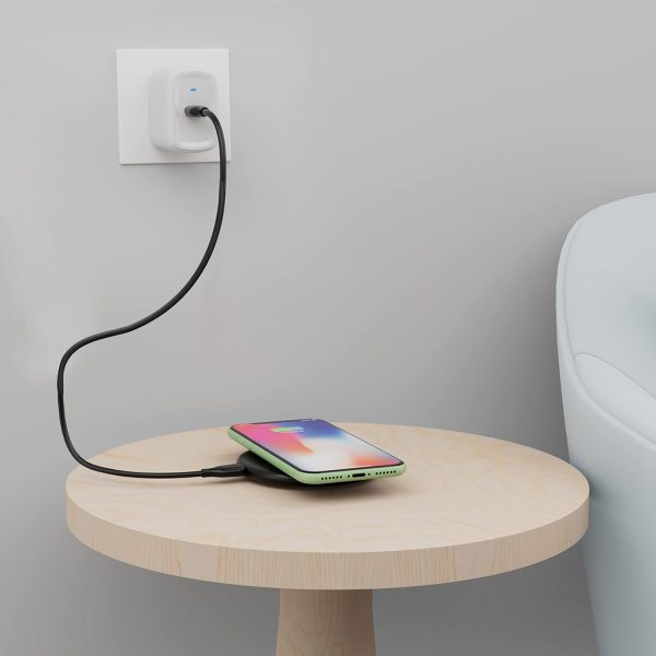 Amazon Basics Wireless Phone Charger, Fast Charging Pad for iPhone - Image 7