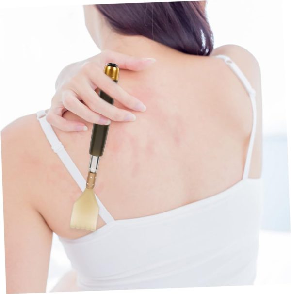 4 Pcs Imitation Cow Horn Tickle Back Scratcher Handheld Massage Stick - Image 9
