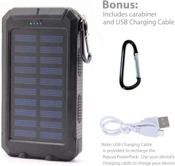 BoxWave Power Bank Compatible with Samsung Galaxy A51 - Solar Rejuva - Image 3