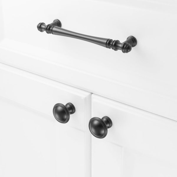 KOOFIZO 20-Pack Classical Cabinet Pull - Black Furniture Handle, 5 Inch - Image 3