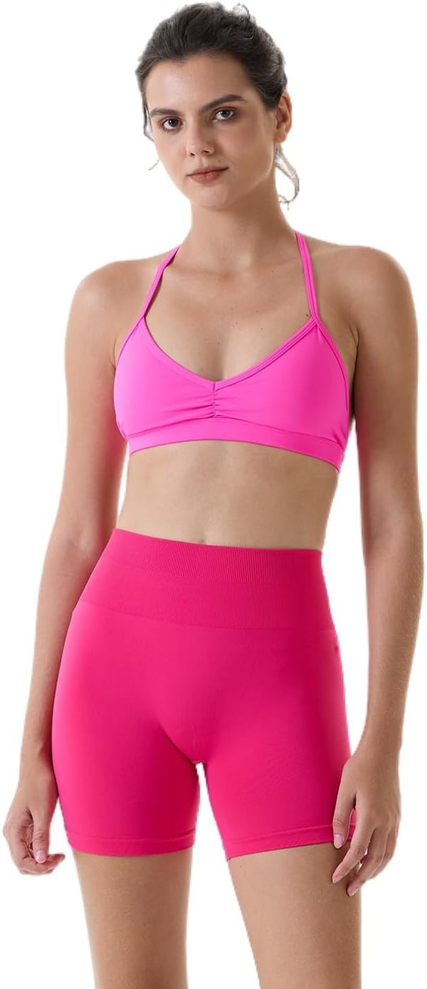AUROLA Dream Collection Women Workout Shorts High Waist Gym Shorts, Scrunch - Image 3