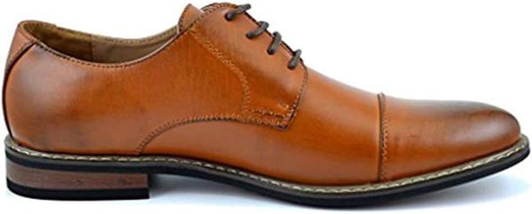 Bruno Moda Italy Men's Prince Classic Modern Formal Oxford Wingtip Lace Up - Image 3