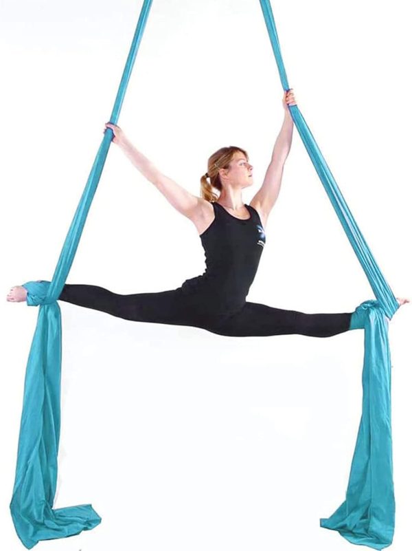 10M Premium Aerial Silks Equipment Yoga Pilates Swing Aerial Yoga - Image 2