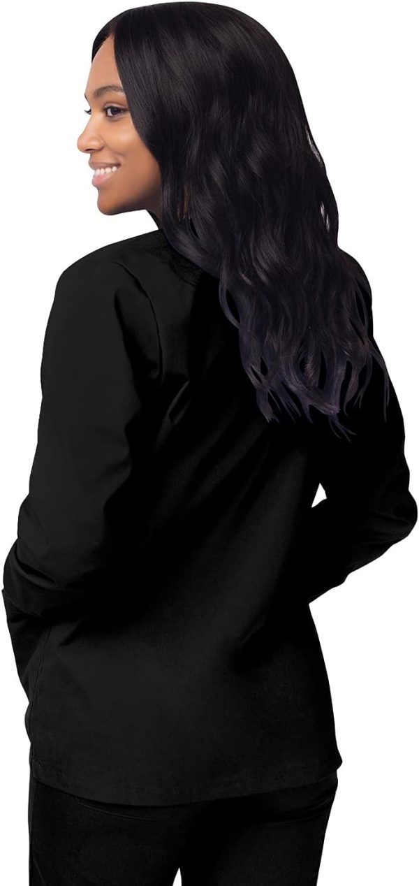 Sivvan Scrubs for Women - Front Snap Warm - Up Jacket - Image 2