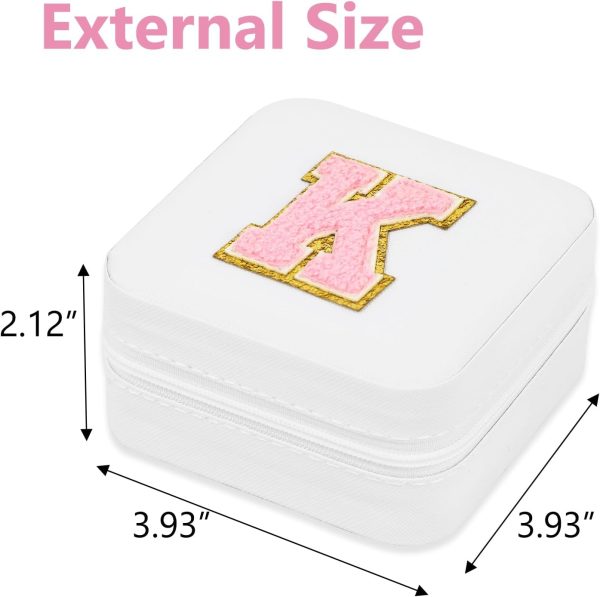 FUNARTY Travel Jewelry Case Organizer, Small Jewelry Box Jewelry Organizer, - Image 2