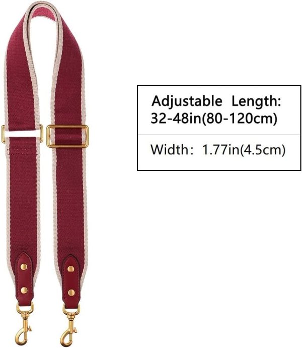 Jiesinlov Bag Strap Replacement Crossbody Wide Shoulder Straps Adjustable - Image 3