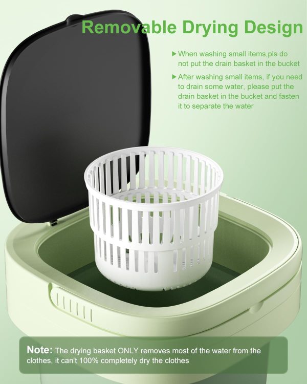 Portable Washing Machine,13L Laundry Washer with 3 Modes Deep Cleaning for - Image 5