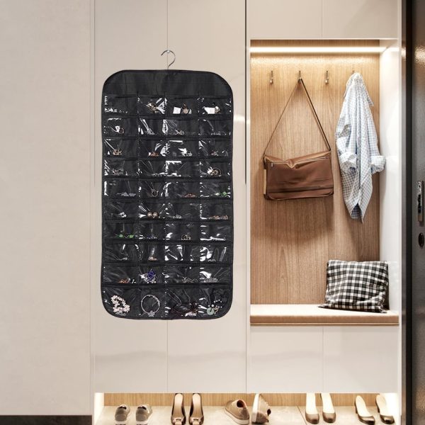 80 Pockets Hanging Jewelry Organizer for Women, Jewelry Hanging Organizer - Image 9