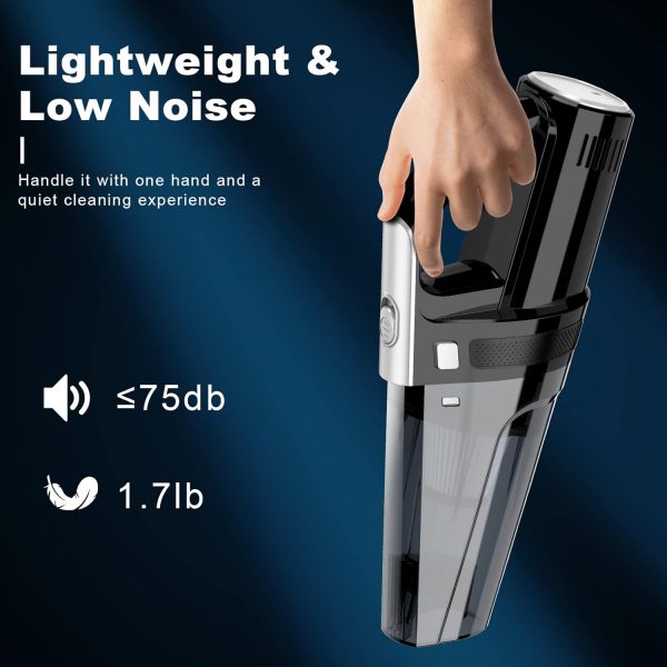 Car Vacuum, Portable Car Vacuum Cleaner with 7000PA Suction, DC 12V High - Image 6