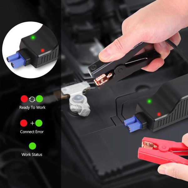 Smart Jumper Clamp Automotive Jump Starter Booster Clamp Cables, - Image 4