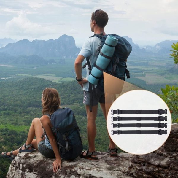 MiOYOOW 4PCS Tactical Molle Straps, Portable Molle Backpack Straps - Image 6