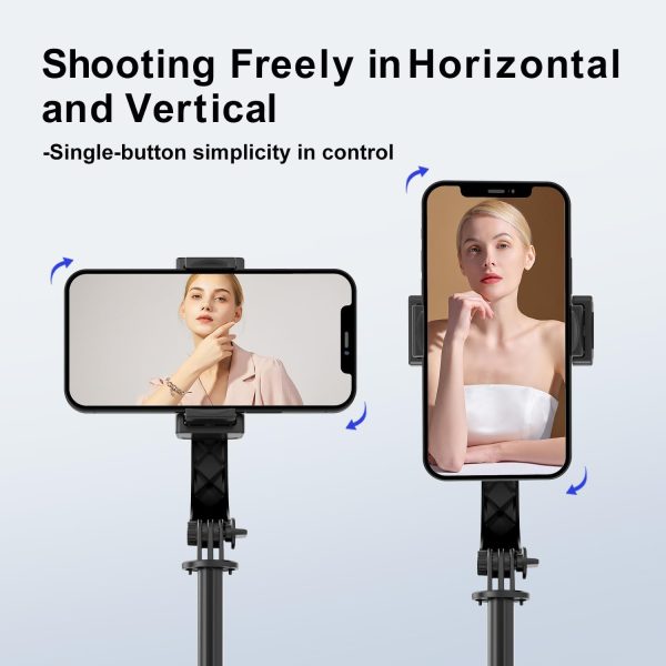 Gimbal Stabilizer for Smartphone, Phone Gimbal with Remote 1-Axis Auto - Image 2