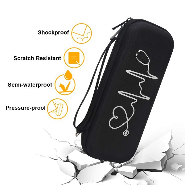 BOVKE Hard Stethoscope Case for 3M Littmann Classic III, Lightweight II - Image 2