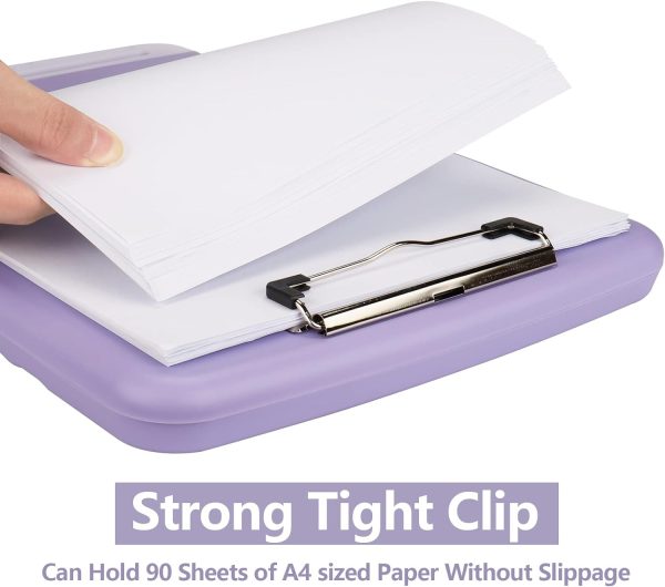 Clipboard with Storage, A4 Binder Nursing Clipboards with Pen Holder, Heavy - Image 3