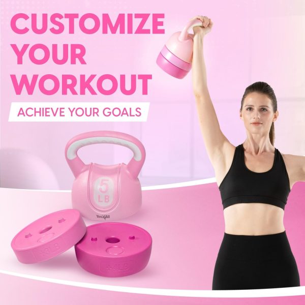 Yes4All Kettlebell Sets - Adjustable Kettlebell Set for Strength Training - - Image 7