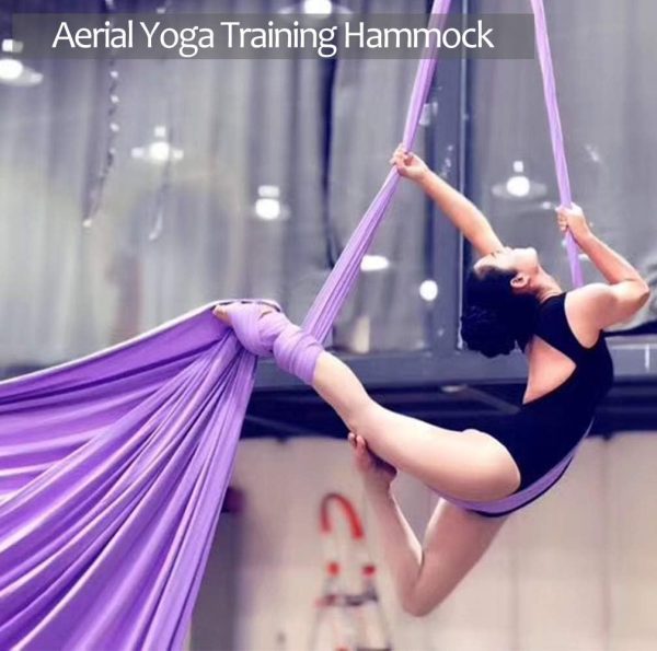 Aerial Silks Deluxe Equipment Set for Aerial Yoga,11 yards Aerial Yoga - Image 2
