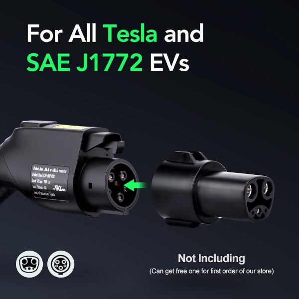 Level 2 EV Charger, Portable EV Charger Station for Outdoor/Indoor, - Image 3