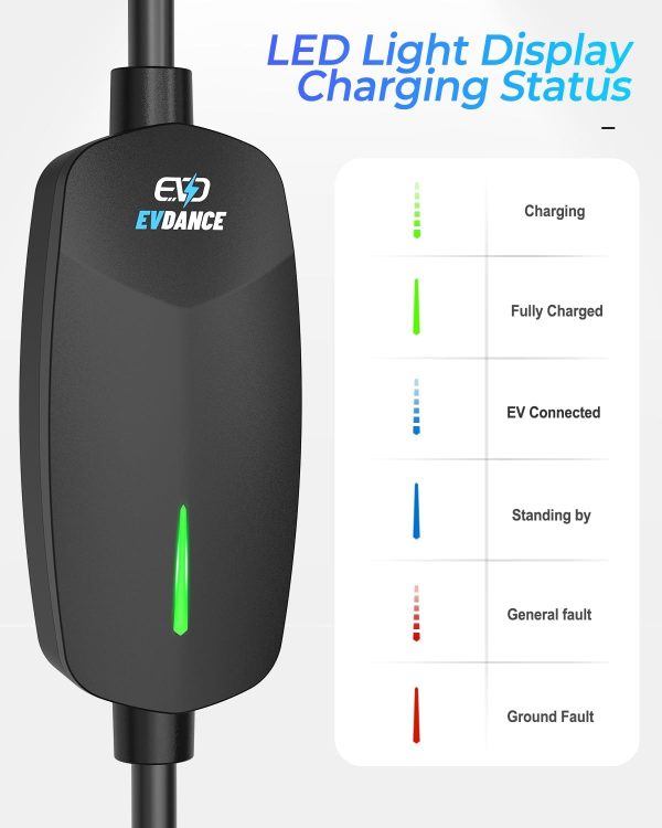 Level 2 EV Charger 7.68KW NEMA 14-50 Plug 32 Amp Portable Electric Vehicle - Image 3