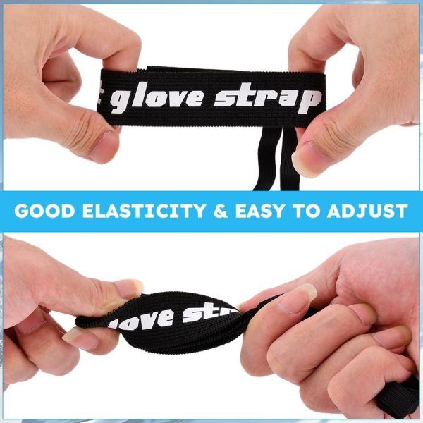 4Pcs Sport Glove Saf-ety Strap,Ski Glove Leash,Elastic Ski Glove Leash - Image 7