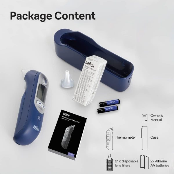 Braun ThermoScan 7+ Connect Digital Ear Thermometer - Family Care App - Image 6