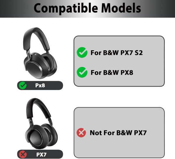 Adhiper Replacement Earpad for Bowers & Wilkins Px8/PX7 S2 - Image 2
