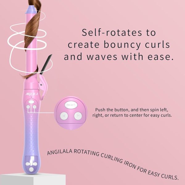Rotating Curling Iron, Hair Curler Automatic Rotating, Risadora de Pelo - Image 2