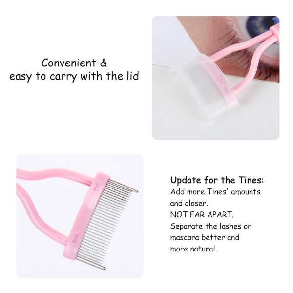 Eyelash Comb Separator MSQ Eyelash Mascara Brush and Comb Lash Separator - Image 4