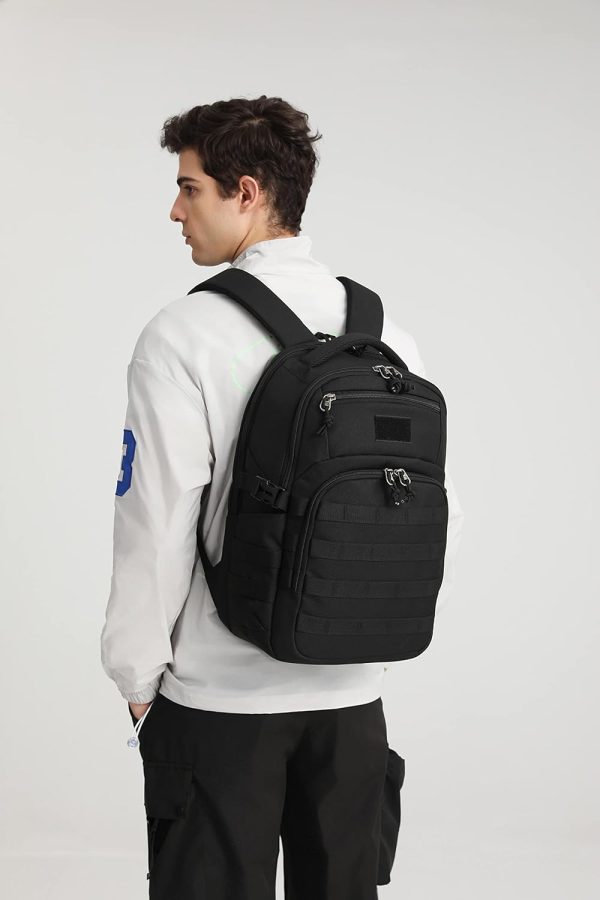 Wotony Military tactical backpack, backpack for men black tactical backpack - Image 8