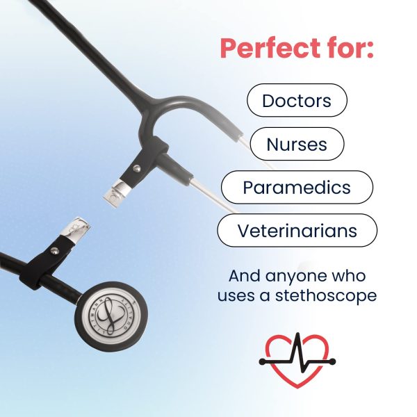 Clip for Stethoscopes, Stethoscope Clip for Doctors, Nurses, Medical - Image 2