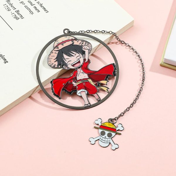 Anime One Piece Luffy Zoro Bookmark Student Reading Tool, Learning Tool, - Image 3
