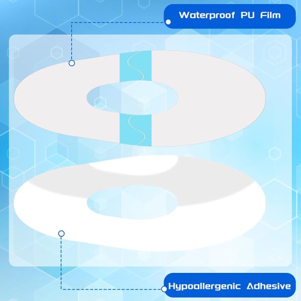 Ireer 100 Pcs Adhesive Patches Compatible with Dexcom G7 Waterproof - Image 3