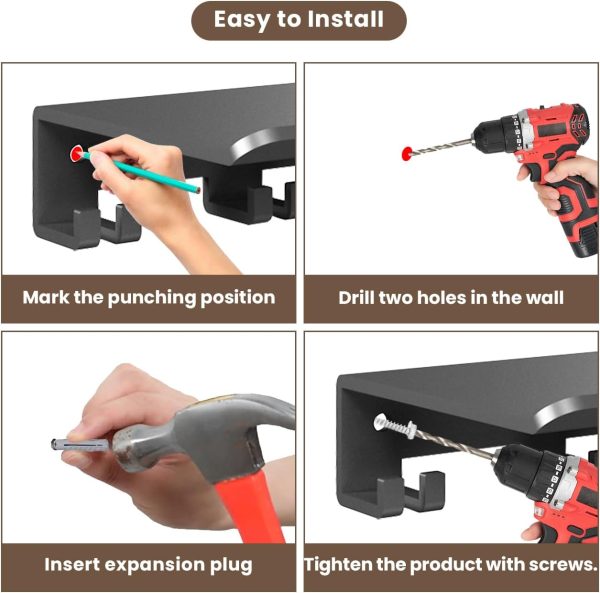 Floating Shelf Organizer Compatible with Tonal Accessories Home Gym Weight - Image 6