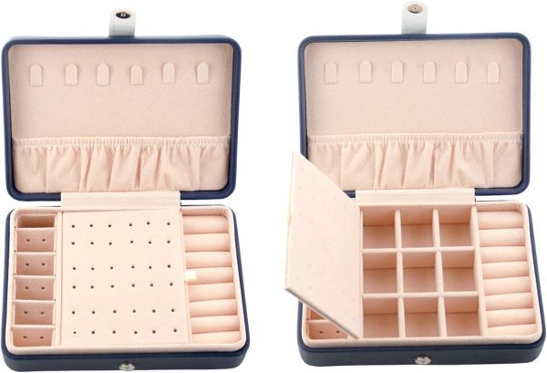 Jewelry Box For Women Necklace Earrings Rings Jewelry Accessory Organizer - Image 2