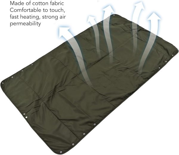 Heated Blanket, Cotton USB Electric Heating Blanket, Fast Heating Blanket - Image 6