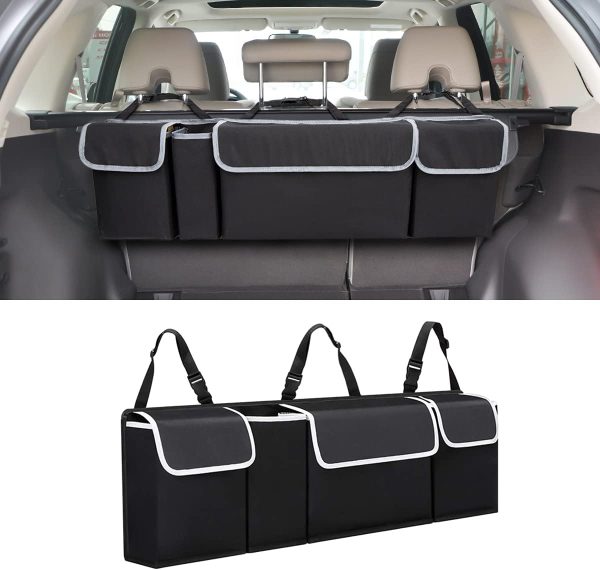 Car Trunk Organizer and Storage, Backseat Hanging Organizer for SUV, Truck, - Image 8