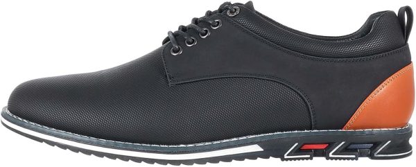Mens Dress Shoes Casual Business Oxford Derby Orthopedic Leather Shoes - Image 2
