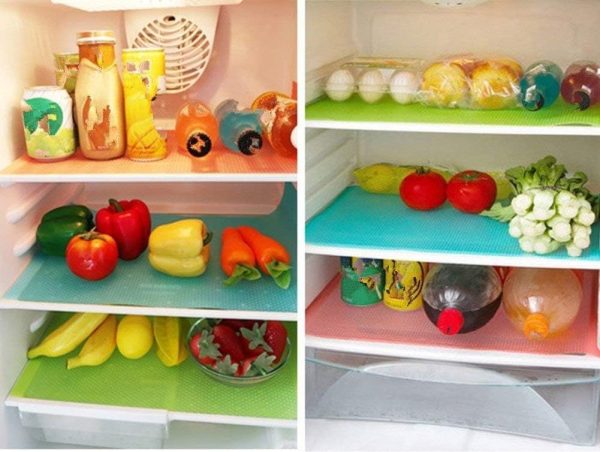 9 Pack Refrigerator Mats,Washable Fridge Mats Liners Easy to Clear Fridge - Image 2